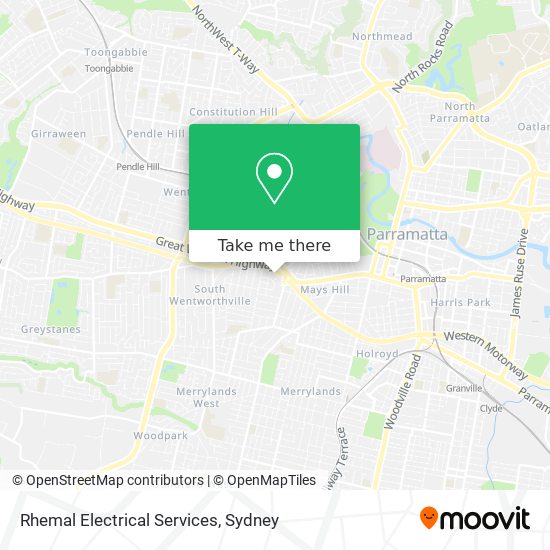 Mapa Rhemal Electrical Services