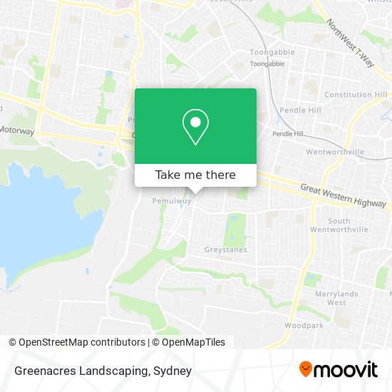 Greenacres Landscaping map