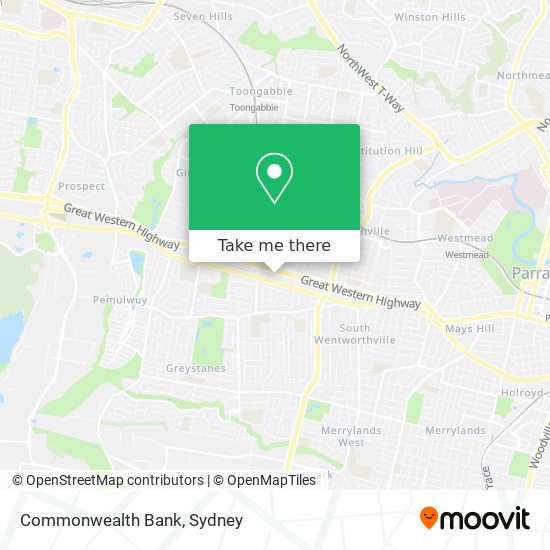 Commonwealth Bank map