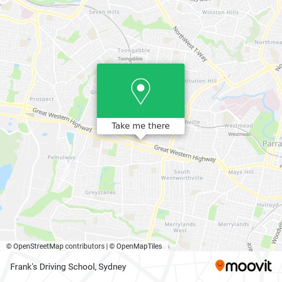 Mapa Frank's Driving School