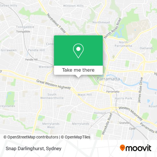 Snap Darlinghurst map