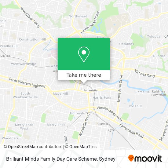 Mapa Brilliant Minds Family Day Care Scheme