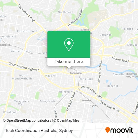 Tech Coordination Australia map