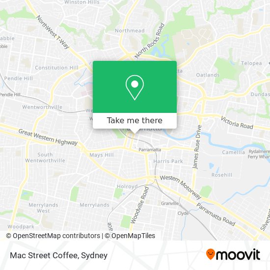 Mac Street Coffee map
