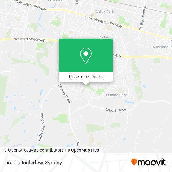 Aaron Ingledew map