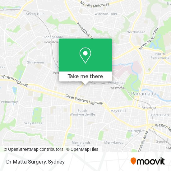 Dr Matta Surgery map