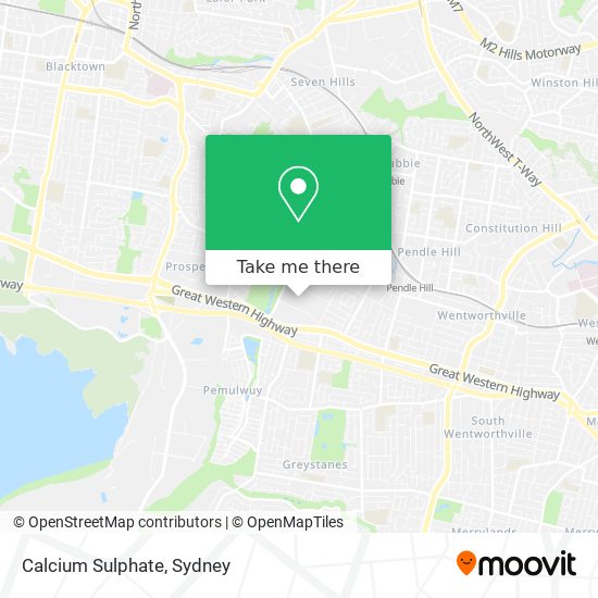 Calcium Sulphate map