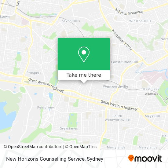 Mapa New Horizons Counselling Service