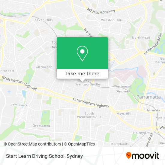 Start Learn Driving School map