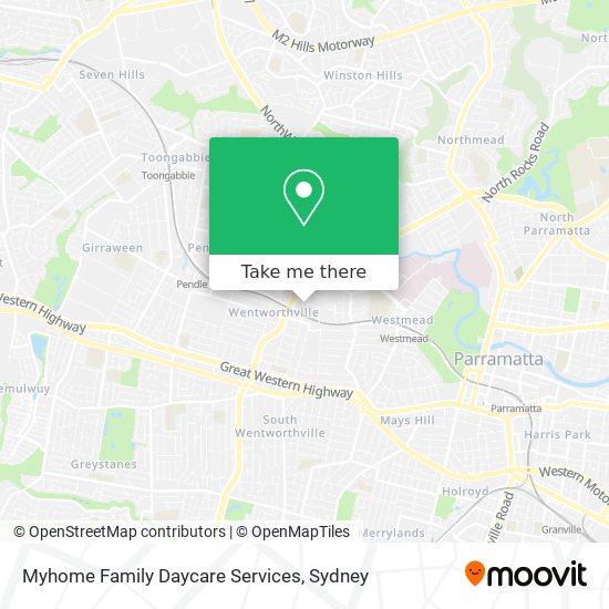 Myhome Family Daycare Services map