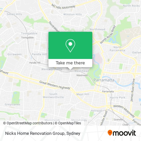 Mapa Nicks Home Renovation Group