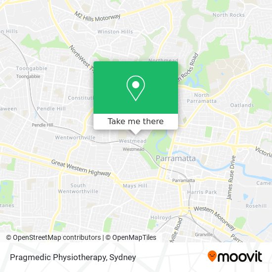 Pragmedic Physiotherapy map