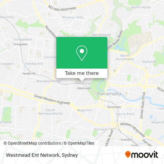 Westmead Ent Network map