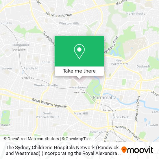 How to get to The Sydney Children's Hospitals Network (Randwick and