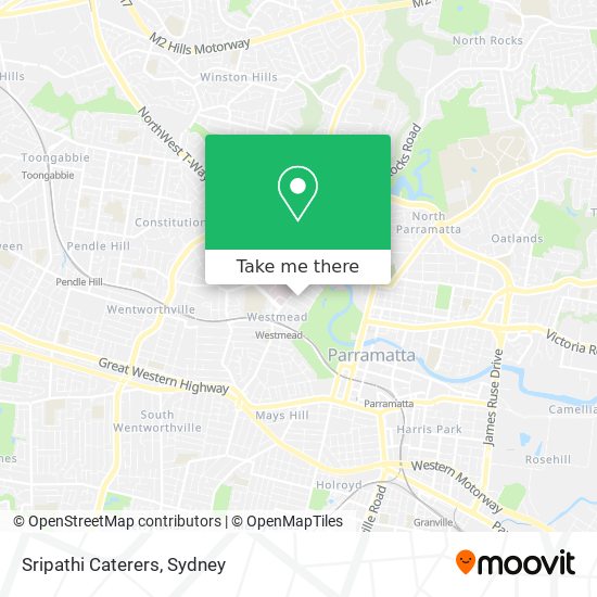 Sripathi Caterers map