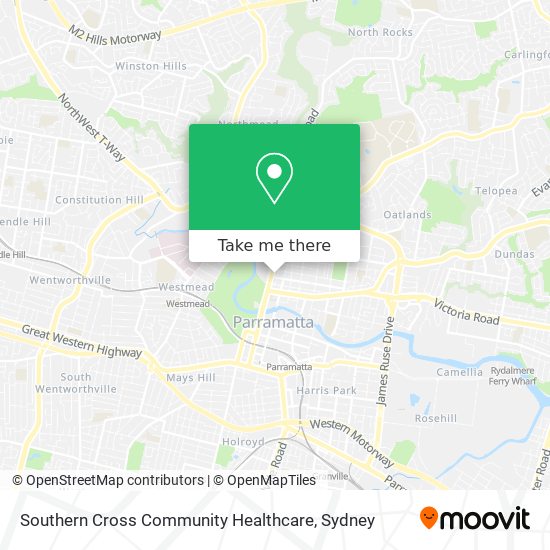 Southern Cross Community Healthcare map