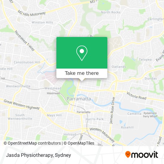 Jasda Physiotherapy map