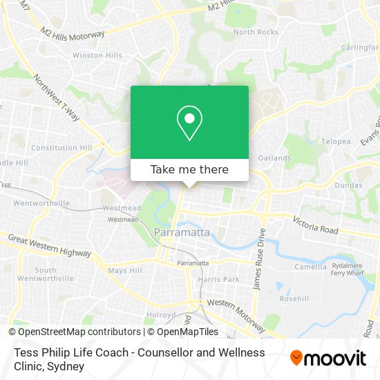 Mapa Tess Philip Life Coach - Counsellor and Wellness Clinic
