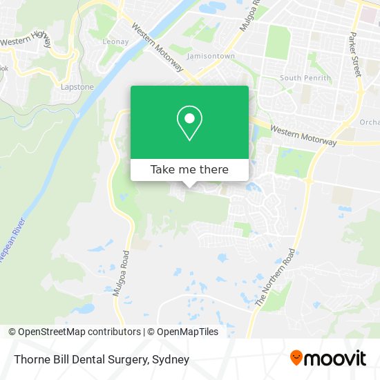Thorne Bill Dental Surgery map