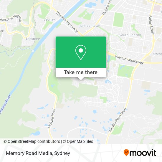 Memory Road Media map