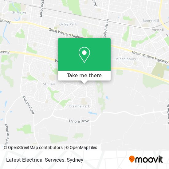 Latest Electrical Services map