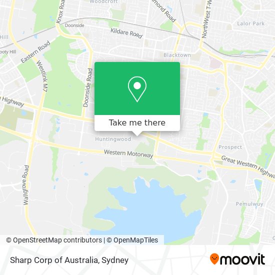 Sharp Corp of Australia map
