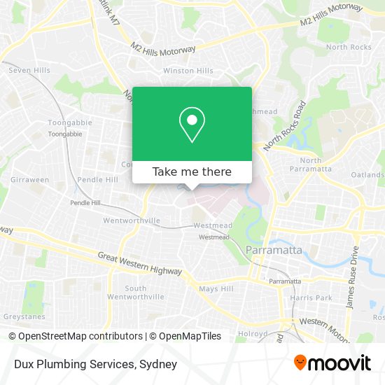 Mapa Dux Plumbing Services