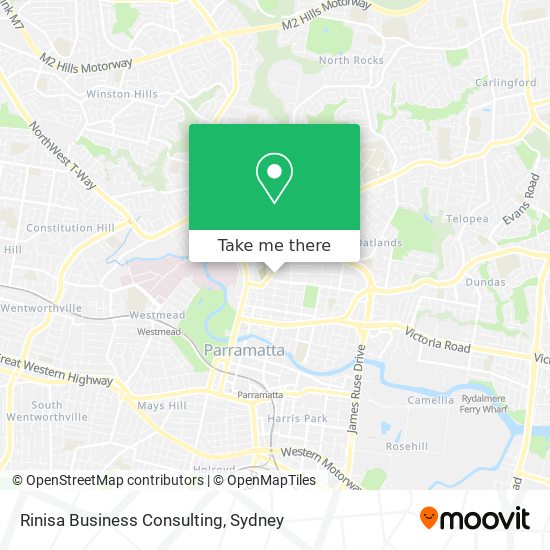 Mapa Rinisa Business Consulting