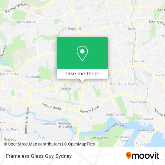 Mapa Frameless Glass Guy