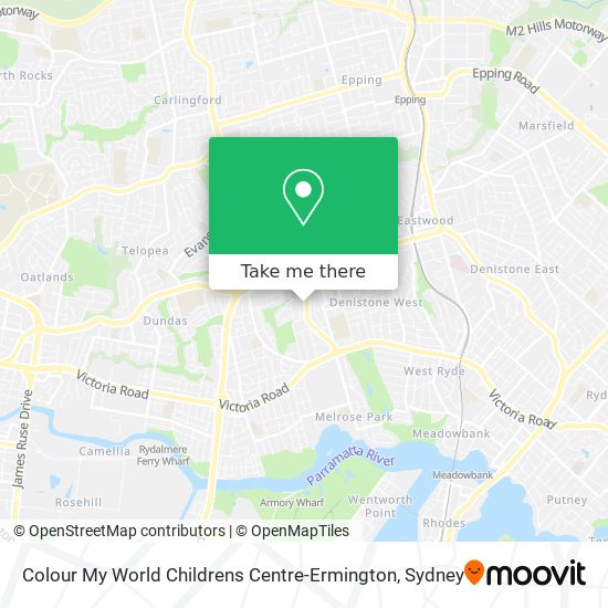 Mapa Colour My World Childrens Centre-Ermington