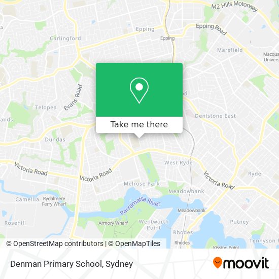 Denman Primary School map