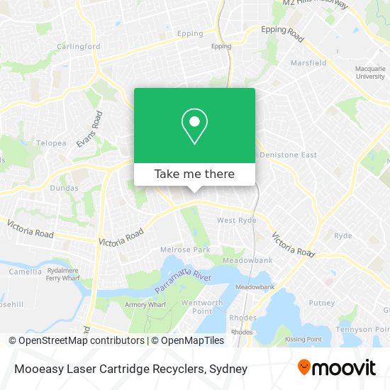 Mooeasy Laser Cartridge Recyclers map