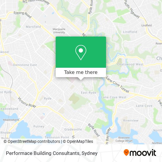 Performace Building Consultants map