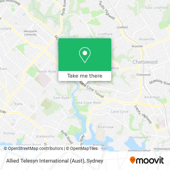 Allied Telesyn International (Aust) map