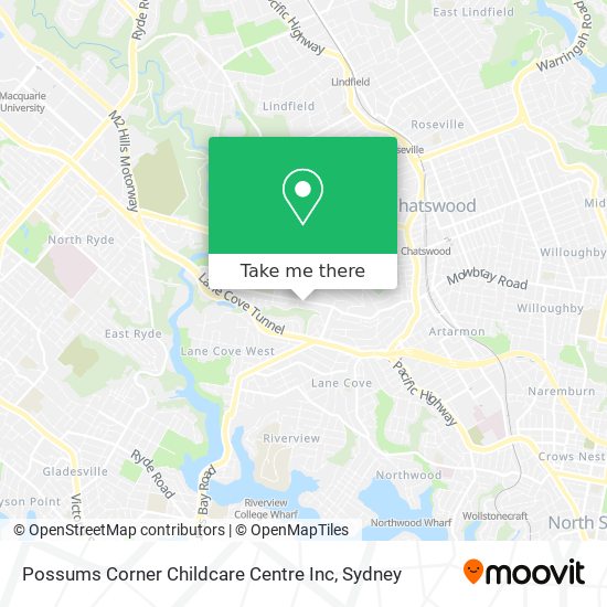 Possums Corner Childcare Centre Inc map