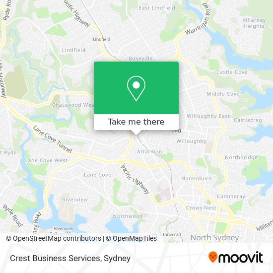 Crest Business Services map