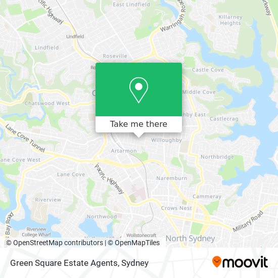Mapa Green Square Estate Agents