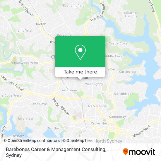 Barebones Career & Management Consulting map