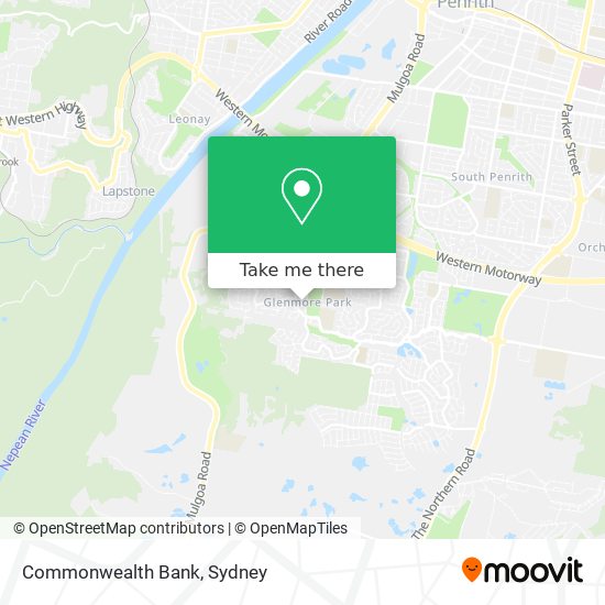 Mapa Commonwealth Bank