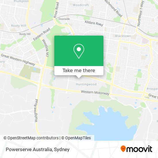 Powerserve Australia map