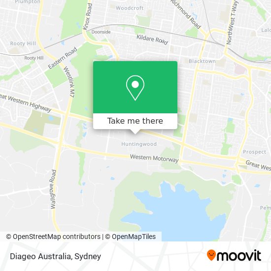 Mapa Diageo Australia