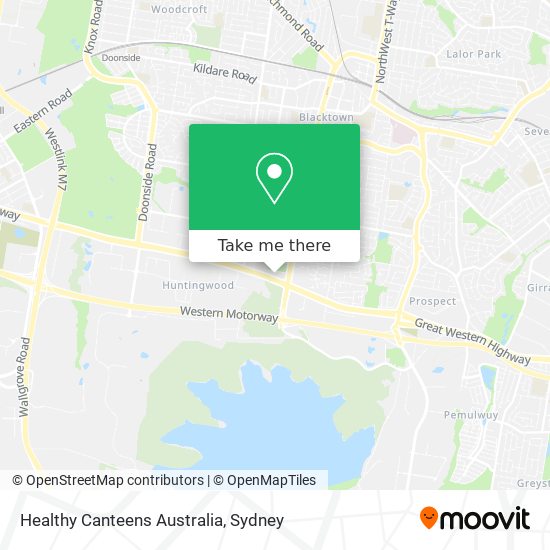 Healthy Canteens Australia map