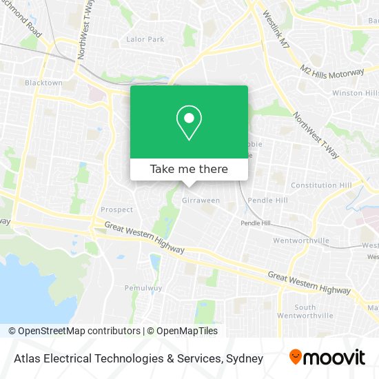 Mapa Atlas Electrical Technologies & Services