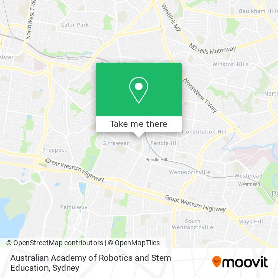 Australian Academy of Robotics and Stem Education map