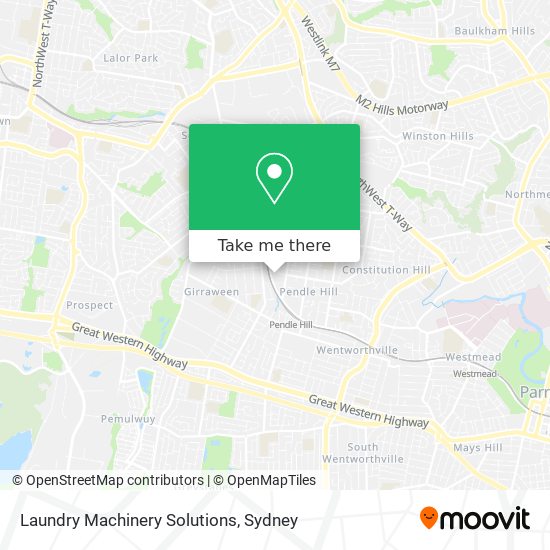 Laundry Machinery Solutions map