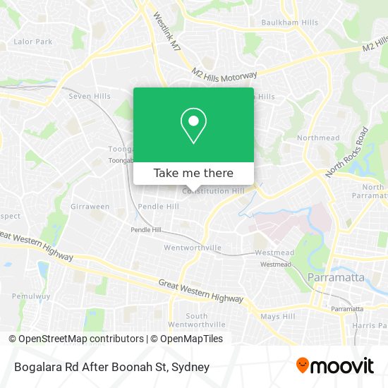 Bogalara Rd After Boonah St map