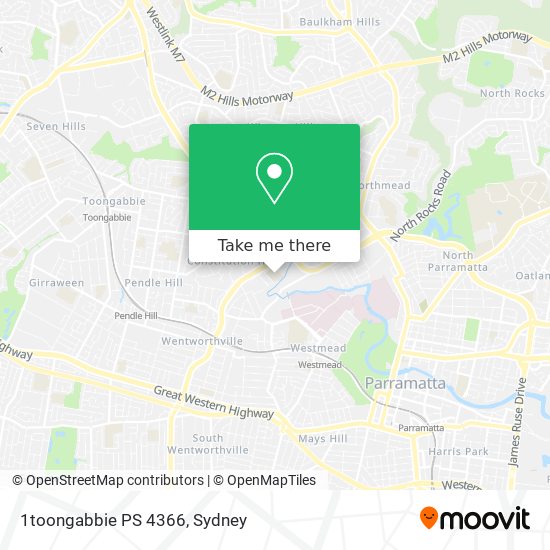 1toongabbie PS 4366 map