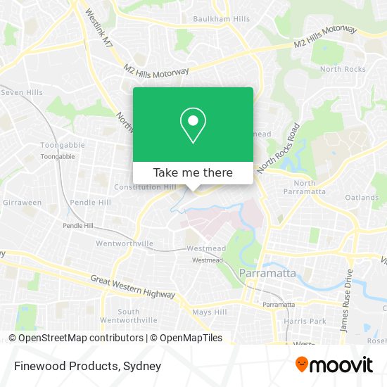 Finewood Products map