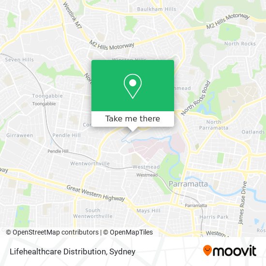 Lifehealthcare Distribution map