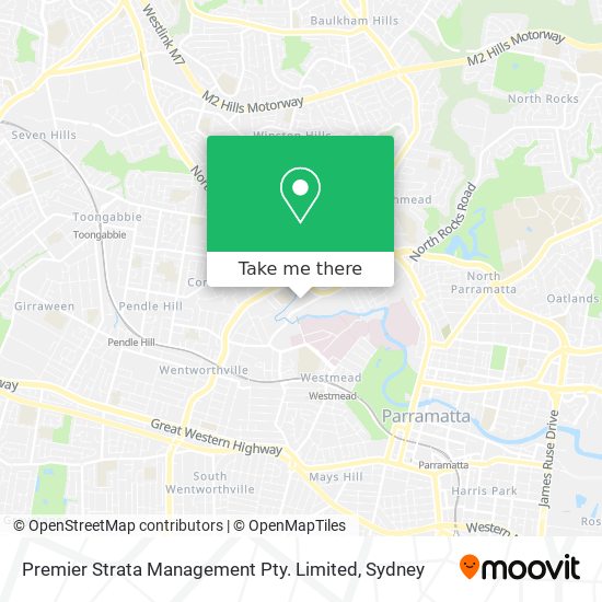 Premier Strata Management Pty. Limited map